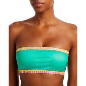 Platinum Inspired by Solange Ferrarini Emerald Bay Bandeau Swimwear Size L NWT